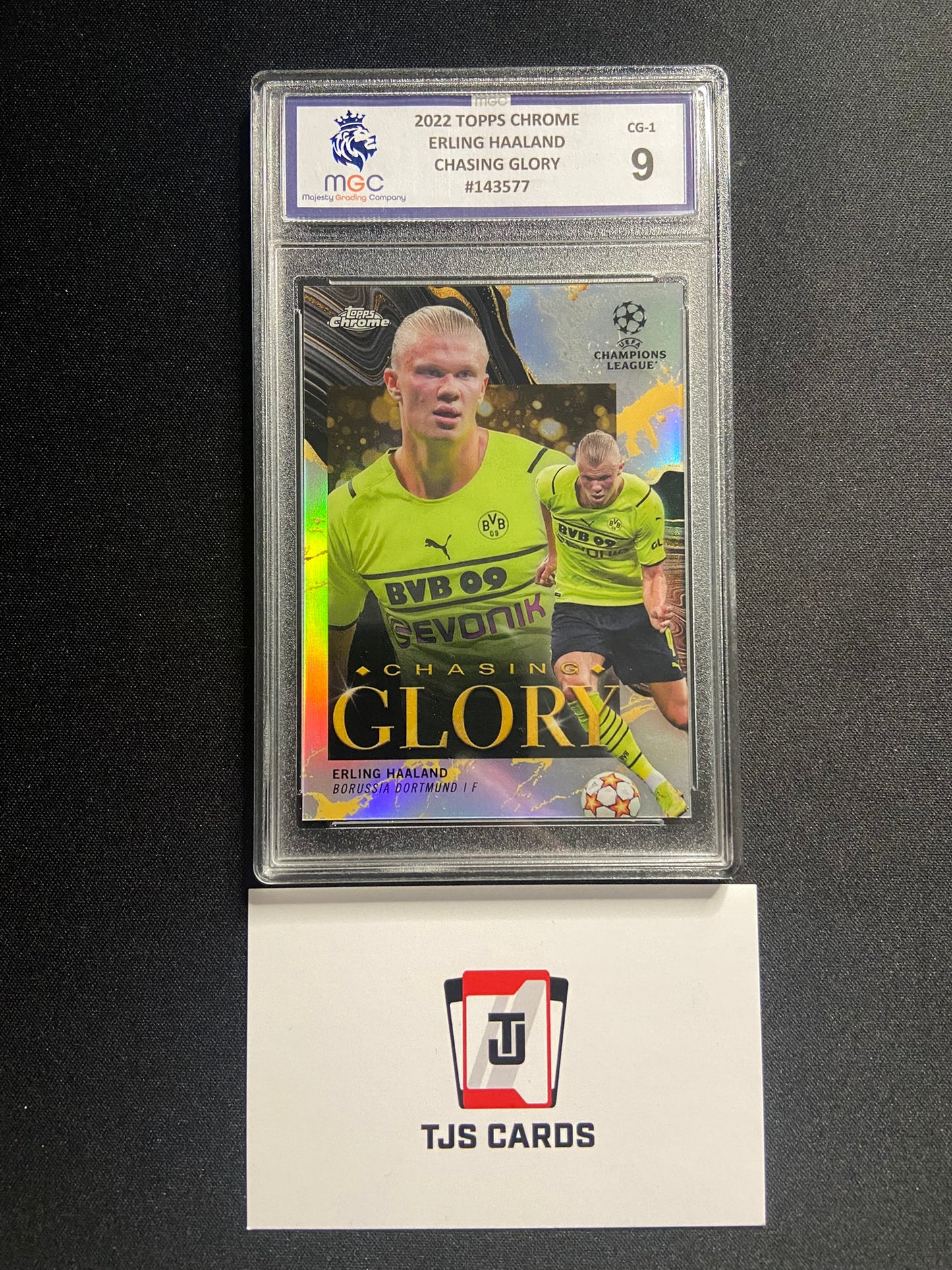Erling Haaland - MGC 9 - Chasing Glory - TOPPS Chrome UCL 2021/22