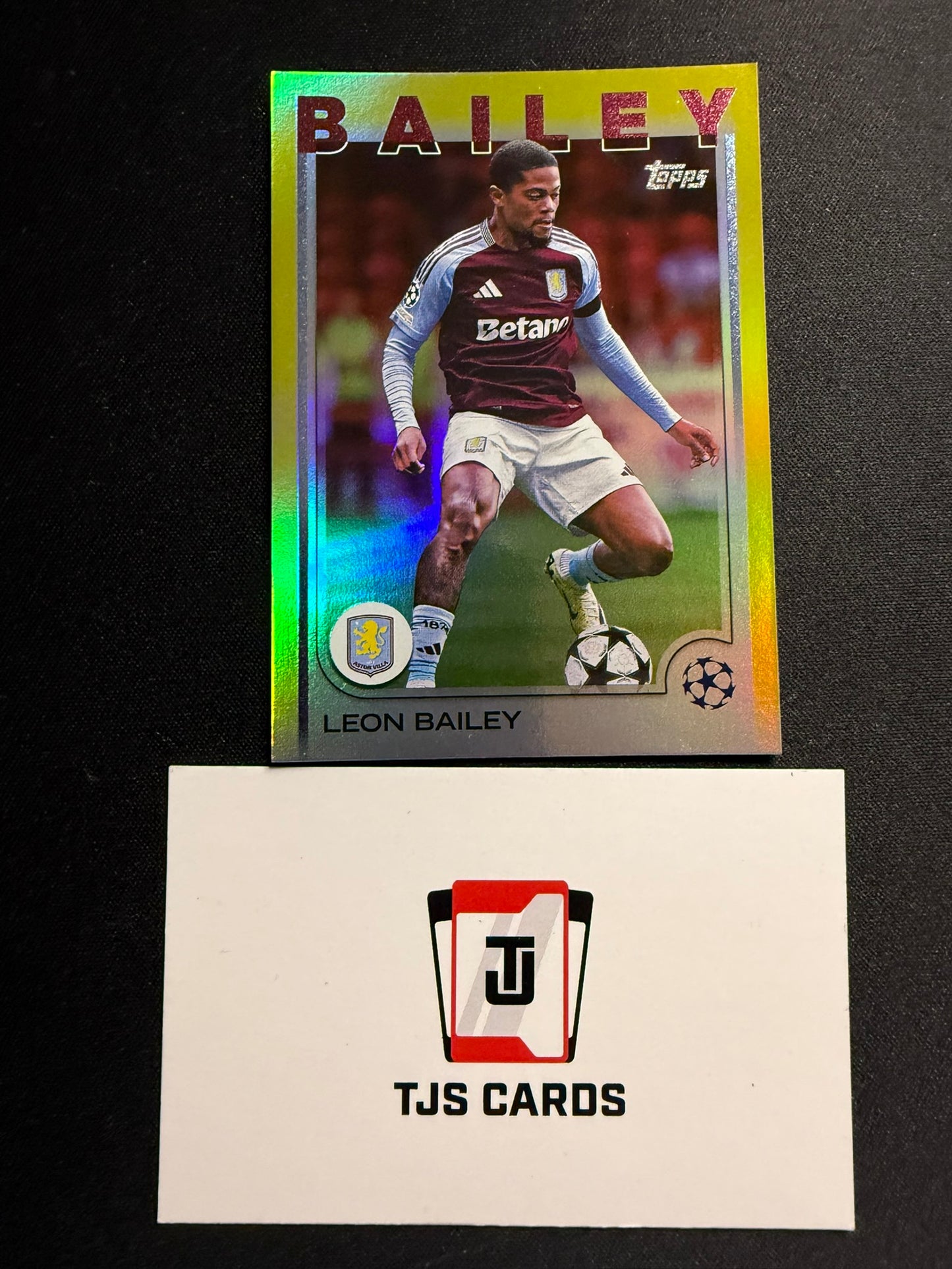 Leon Bailey - Yellow /175 - TOPPS UCC 2024/25