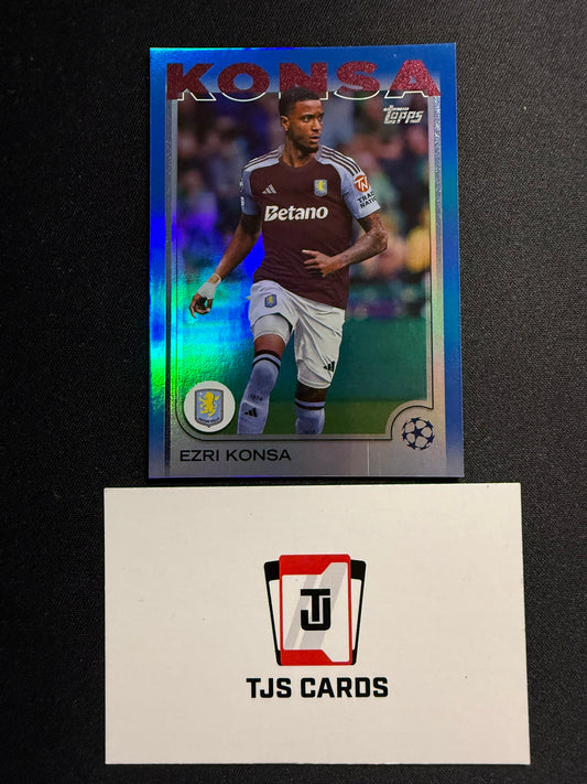 Ezri Konsa - Blue /125 - TOPPS UCC 2024/25