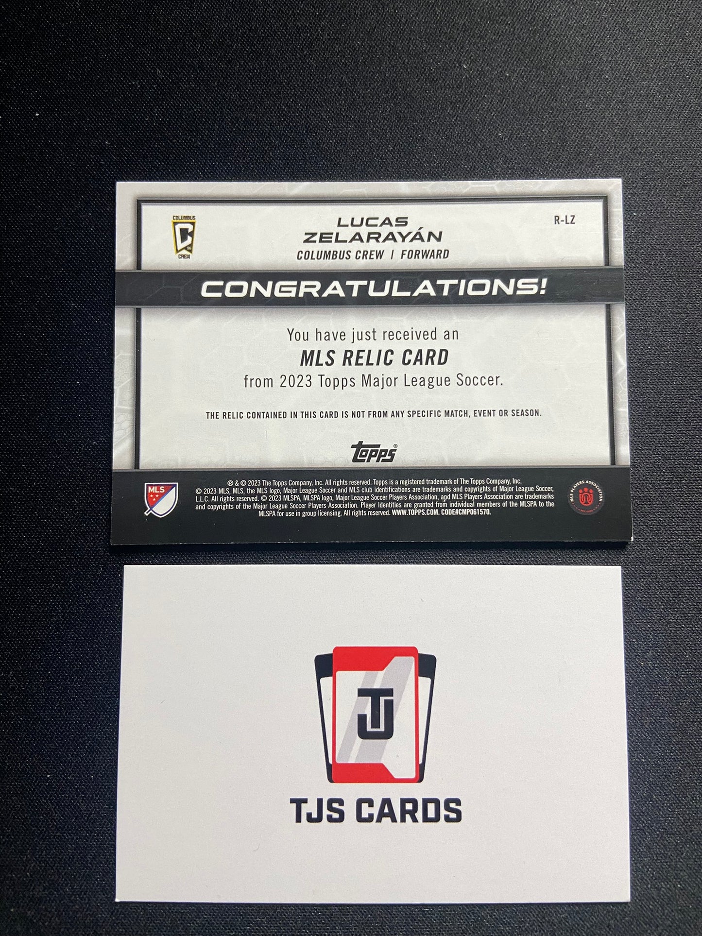 Lucas Zelarayan - Player-Worn Patch - TOPPS MLS 2023