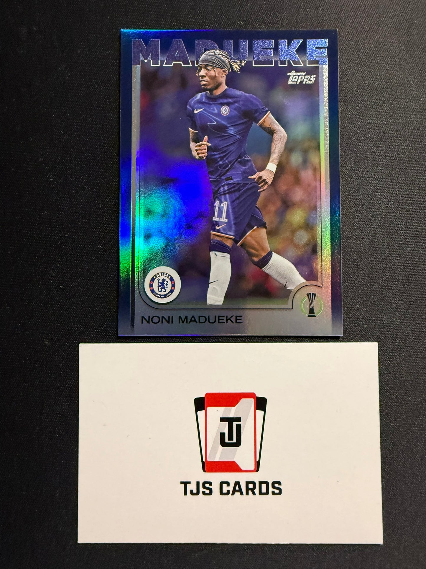 Noni Madueke - Navy Blue /275 - TOPPS UCC 2024/25