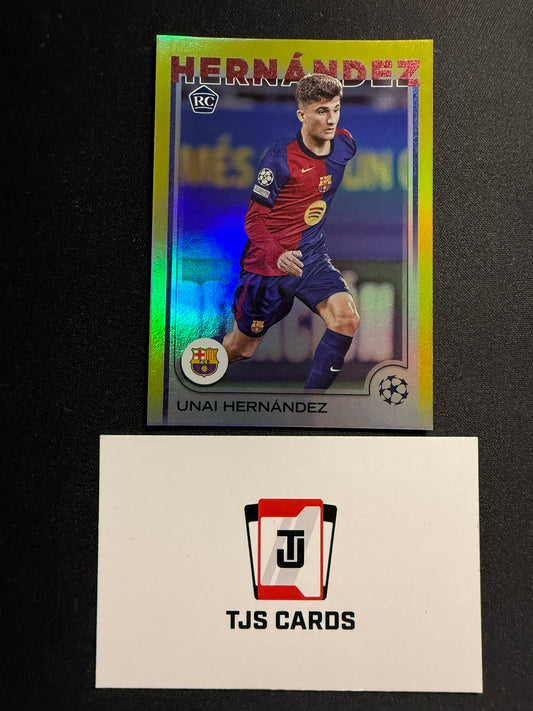Unai Hernandez - Rookie Yellow /175 - TOPPS UCC 2024/25