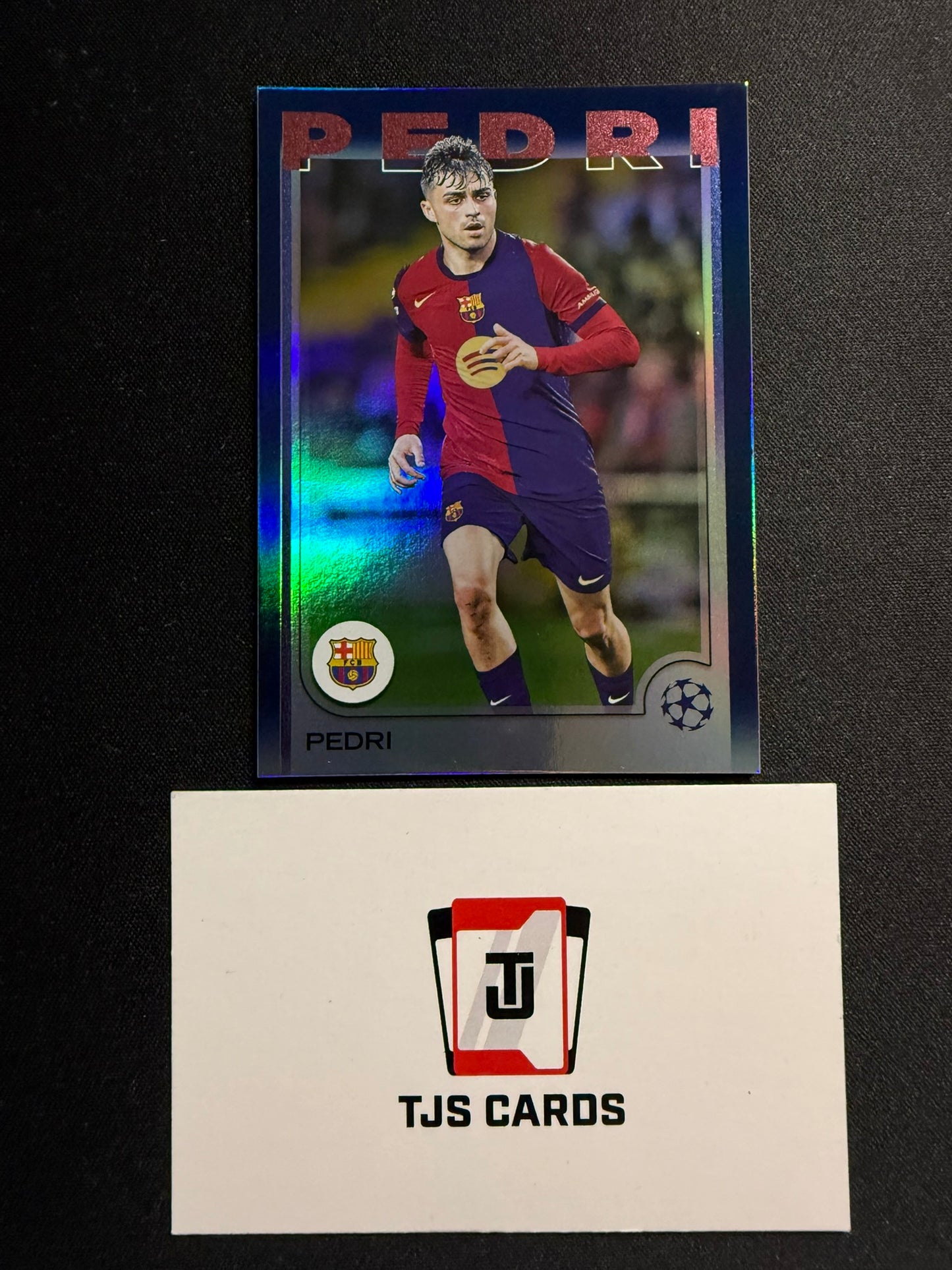 Pedri - Navy Blue /275 - TOPPS UCC 2024/25