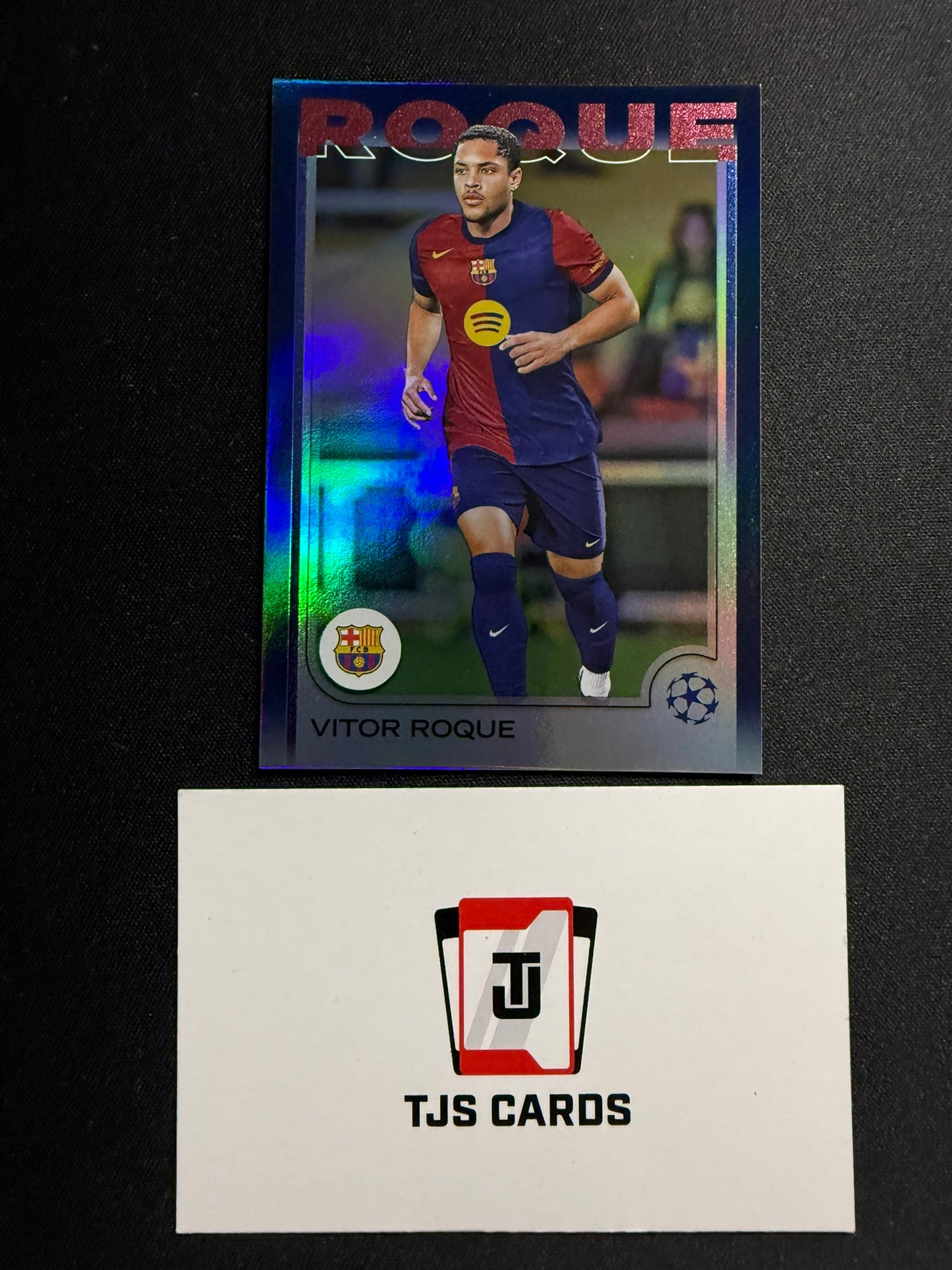 Vitor Roque - Navy Blue /275 - TOPPS UCC 2024/25