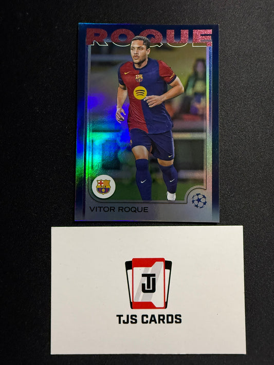 Vitor Roque - Navy Blue /275 - TOPPS UCC 2024/25