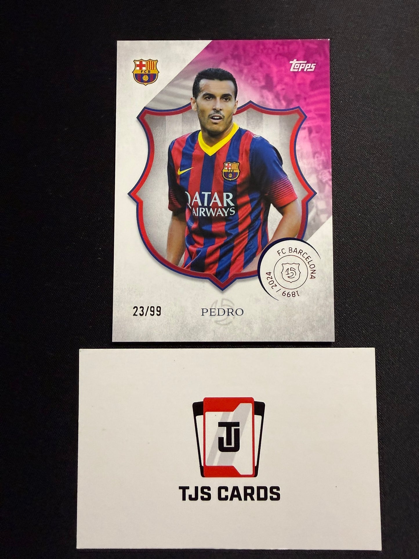 Pedro - Pink /99 - TOPPS Barcelona 125th Anniversary 2024/25