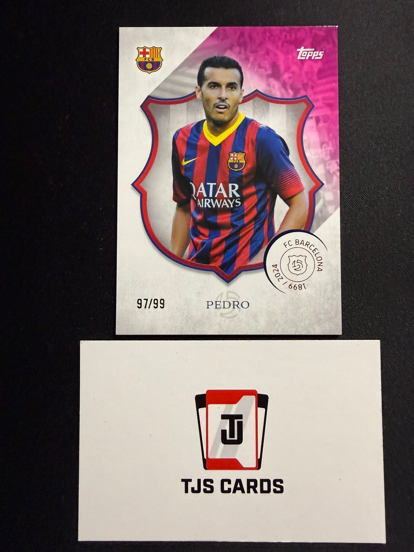 Pedro - Pink /99 - TOPPS Barcelona 125th Anniversary 2024/25