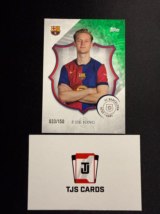Frenkie De Jong - Green /150 - TOPPS Barcelona 125th Anniversary 2024/25