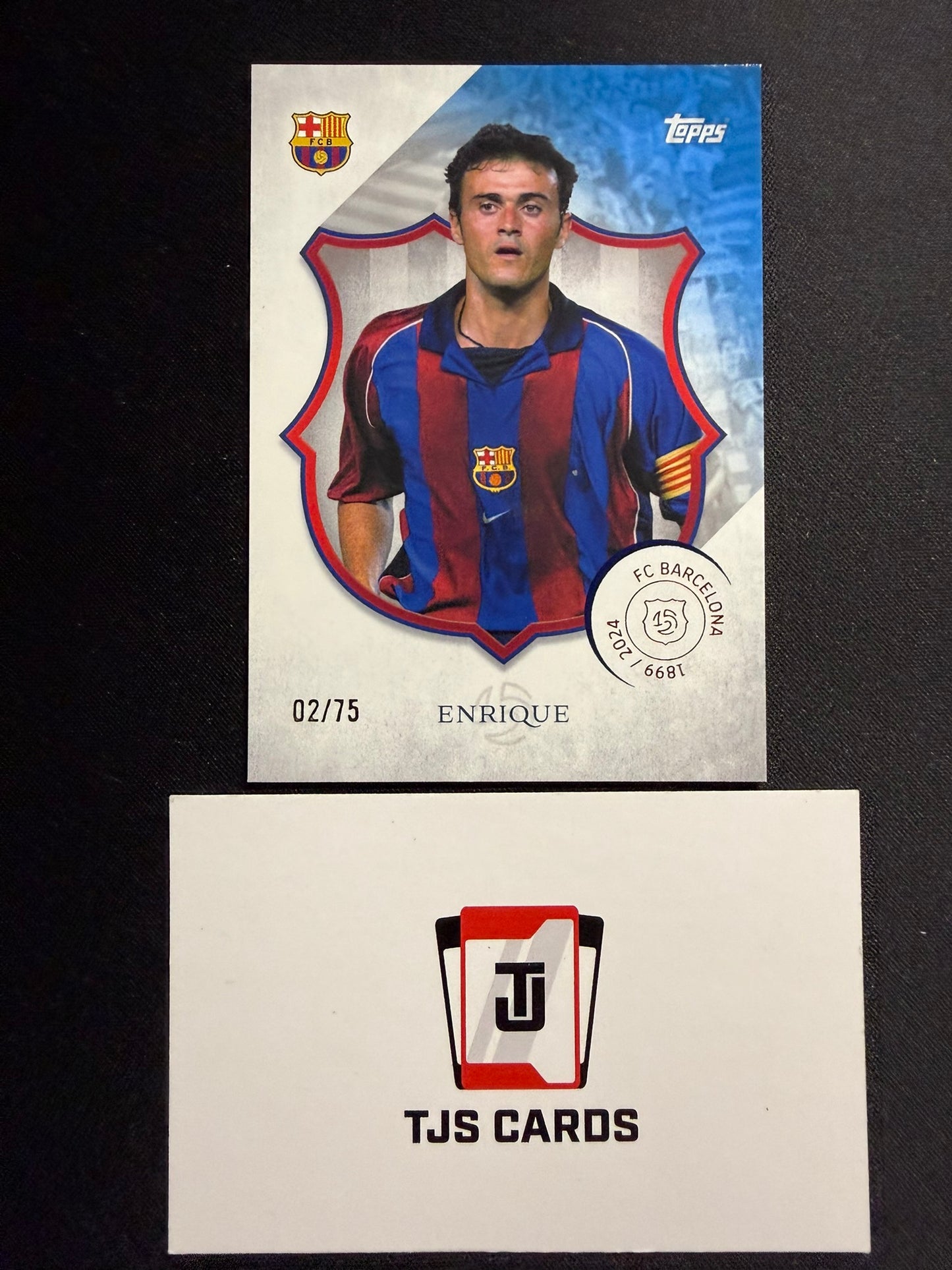 Luis Enrique - Blue /75 - TOPPS Barcelona 125th Anniversary 2024/25