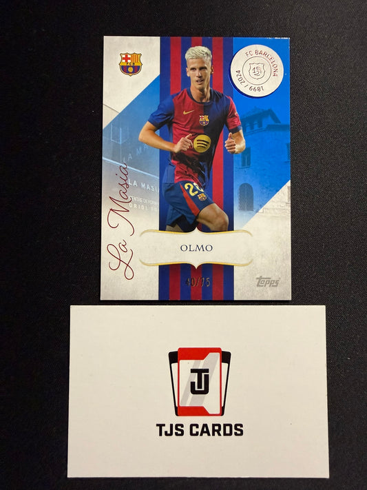 Dani Olmo - Blue La Masia /75 - TOPPS Barcelona 125th Anniversary 2024/25