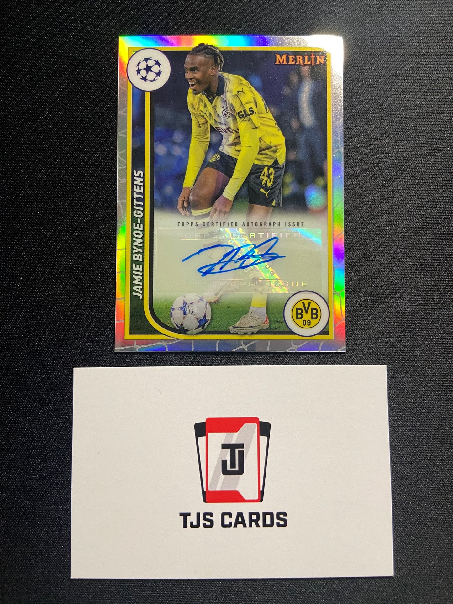 Jamie Bynoe-Gittens - Auto - TOPPS Merlin Chrome 2023/24