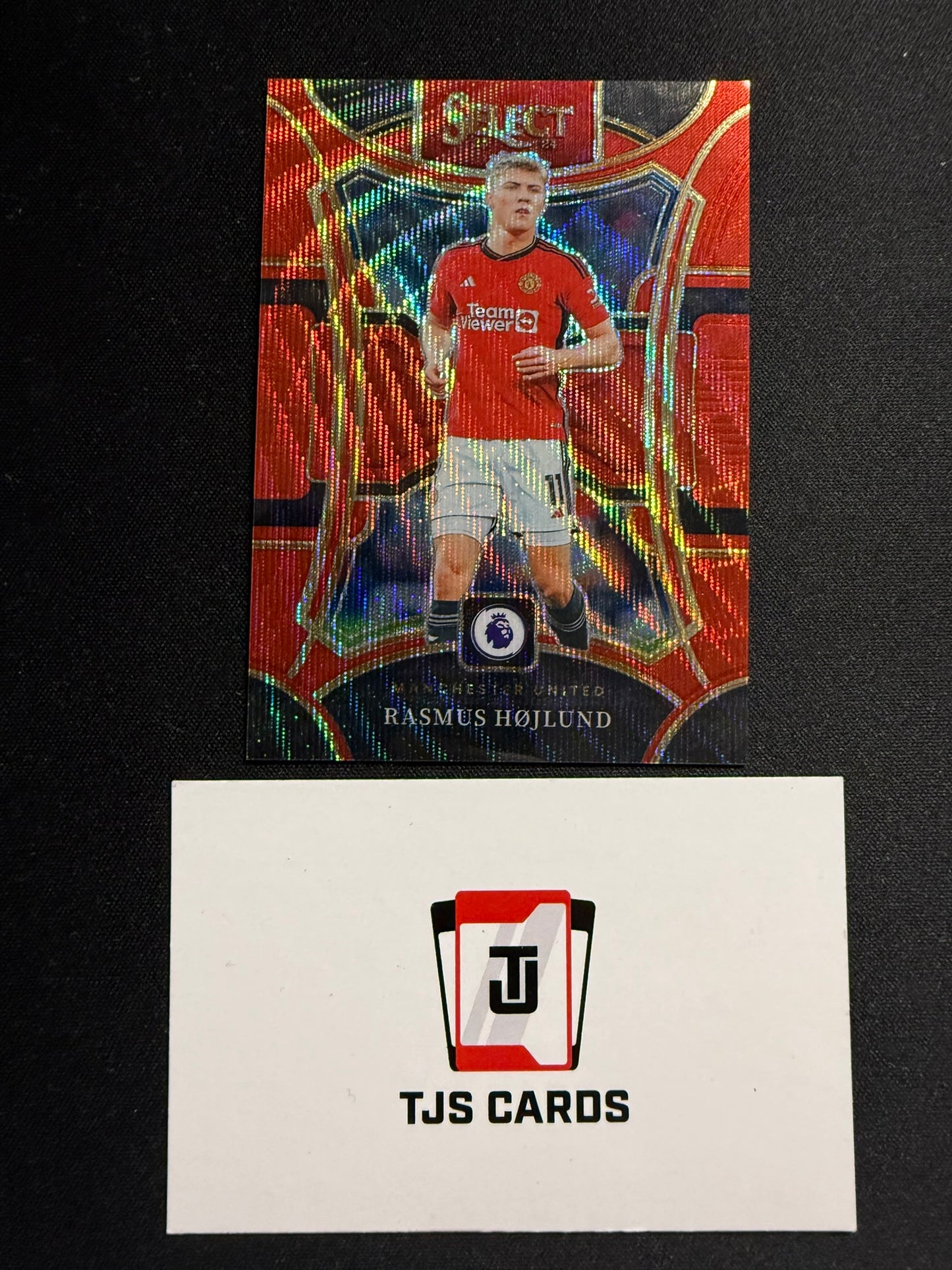 Rasmus Hojlund - Red Wave /149 - Panini Select Premier League 2023/24