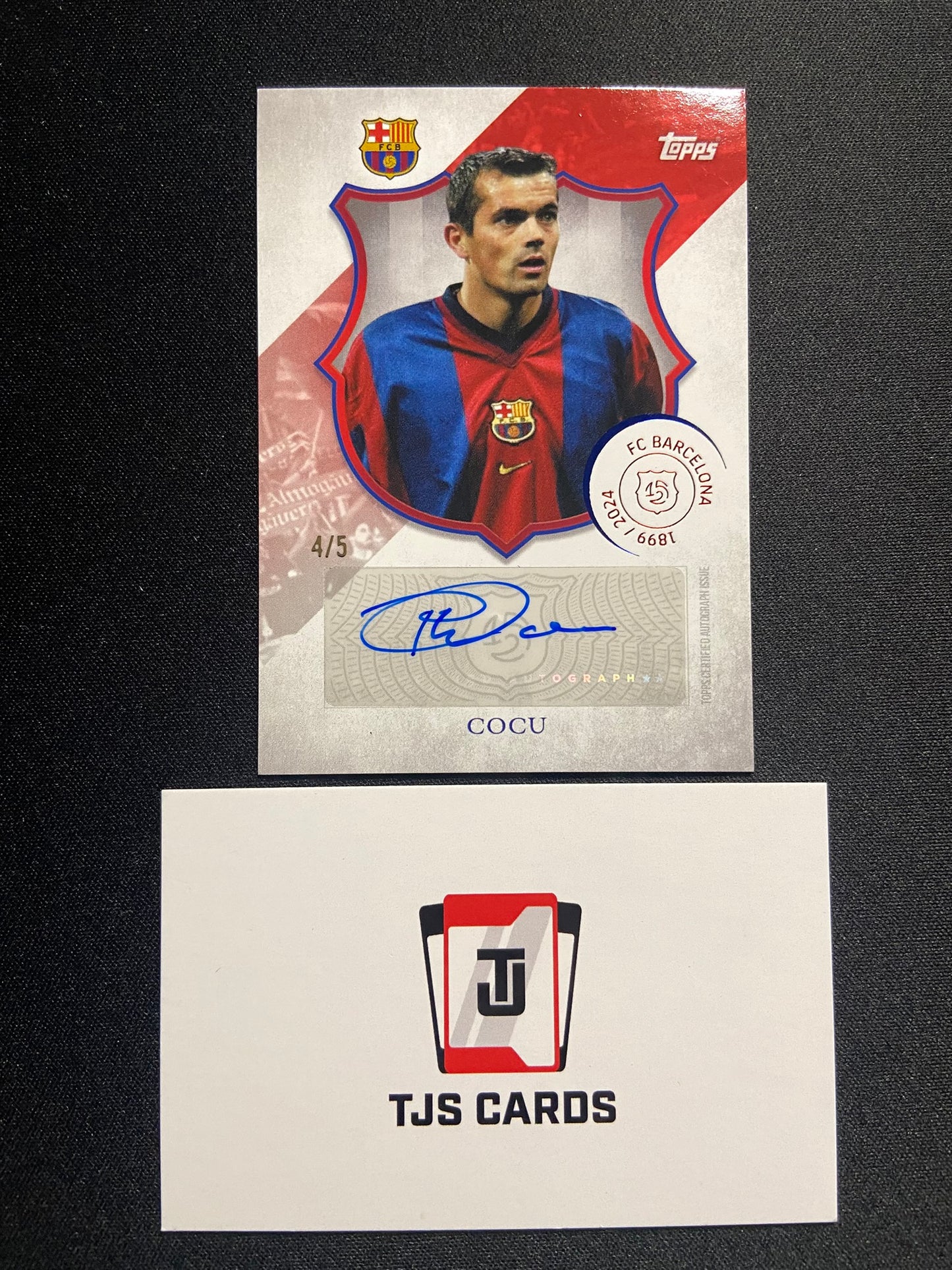 Cocu - Red Auto /5 - TOPPS Barcelona 125th Anniversary 2024/25