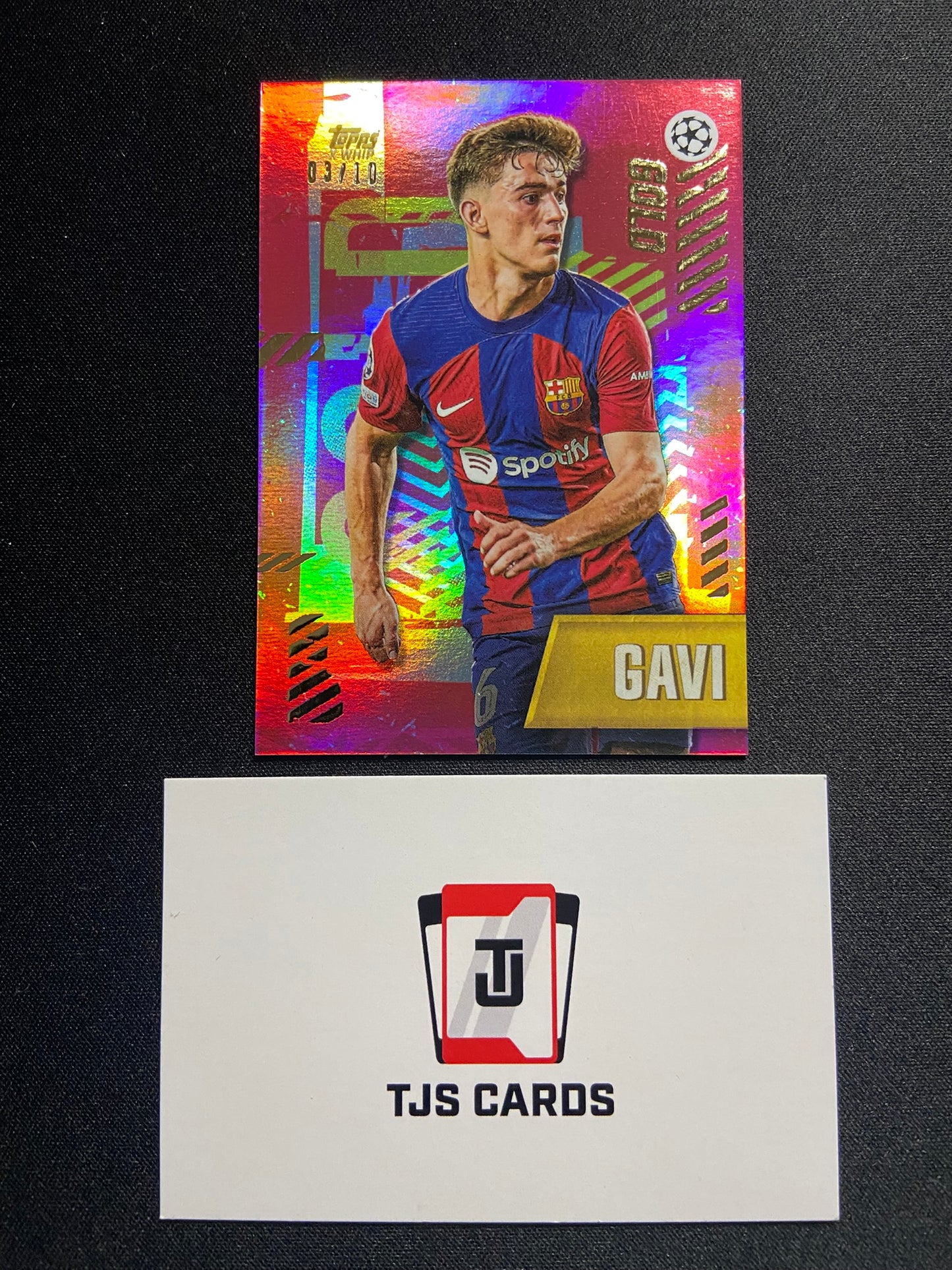 Gavi - Red /10 - TOPPS Gold 2023/24