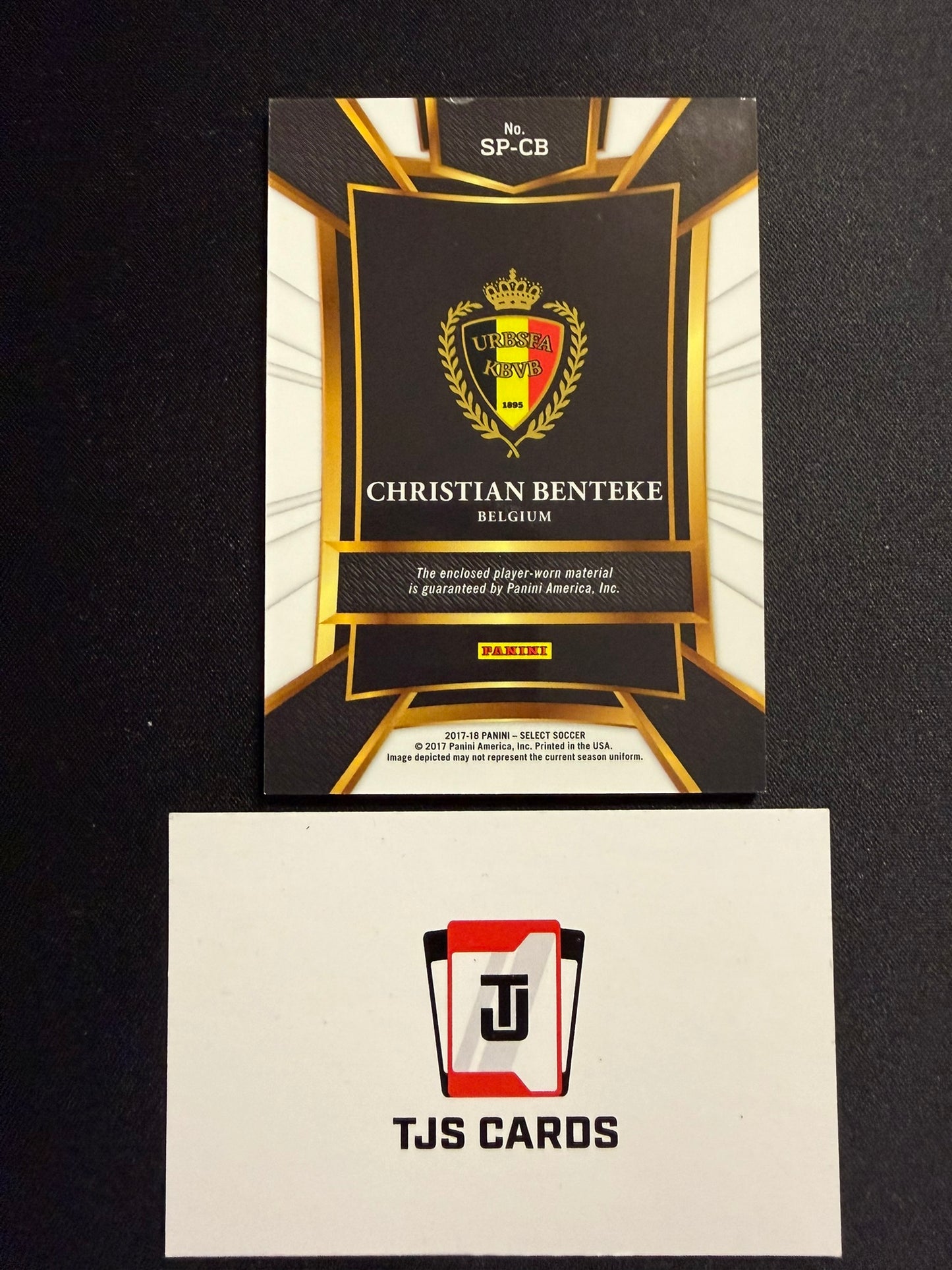 Christian Benteke - Player-Worn Patch - Panini Select 2017/18