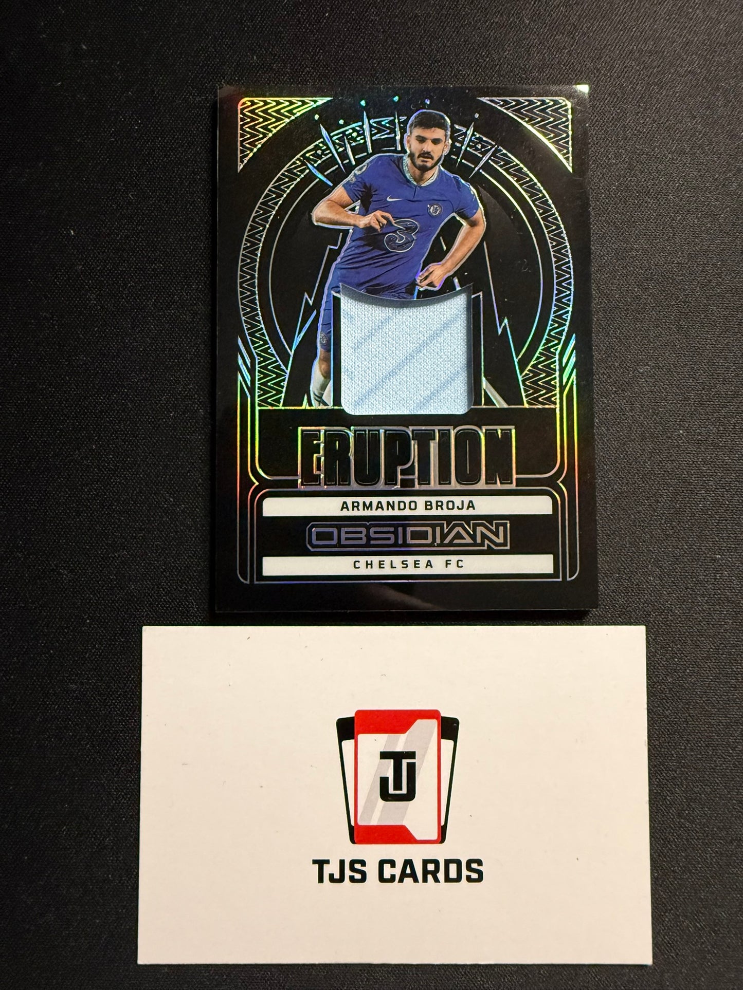 Armando Broja - Patch /199 - Panini Obsidian 2022/23