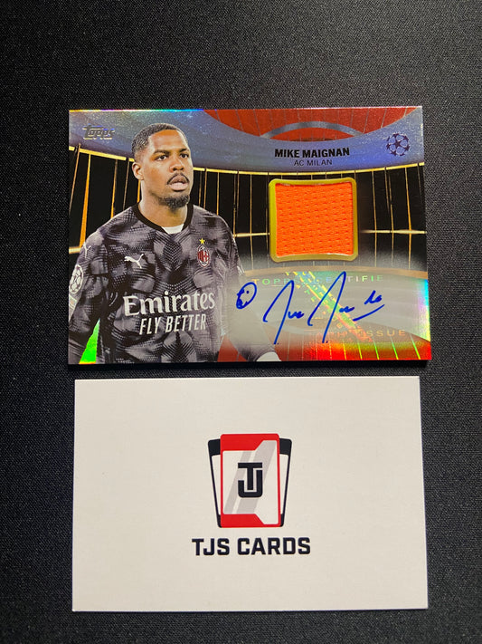 Mike Maignan - Patch Auto /99 - TOPPS UCC Flagship 2024/25