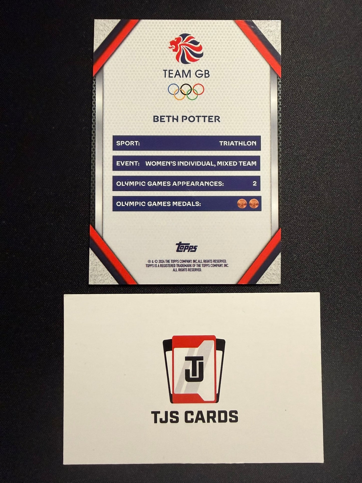 Beth Potter - /25 - TOPPS Stars Of Paris 2024