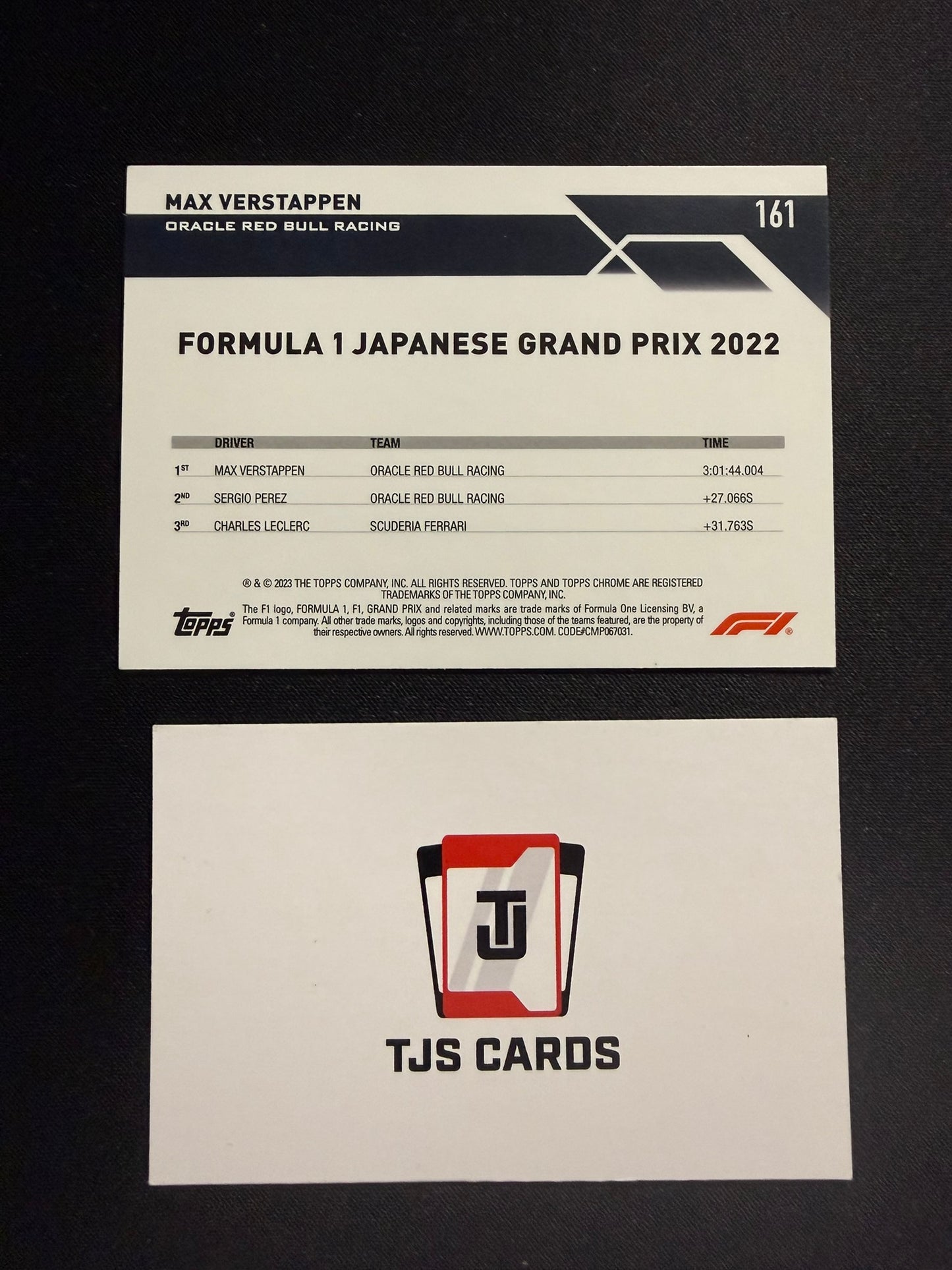 Max Verstappen - Purple Checkerboard Japan /199 - TOPPS Chrome F1 2023