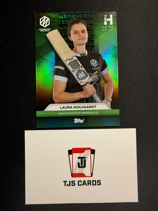Laura Wolvaardt - Green /25 - TOPPS Cricket The Hundred 2024