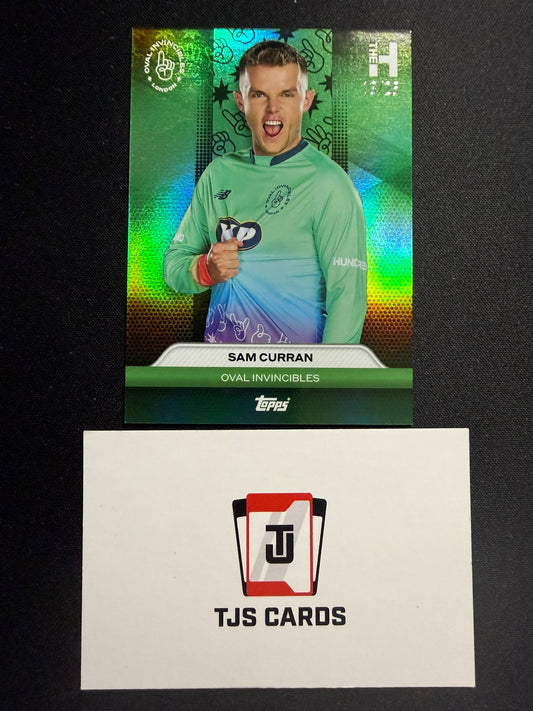 Sam Curran - Green /25 - TOPPS Cricket The Hundred 2024