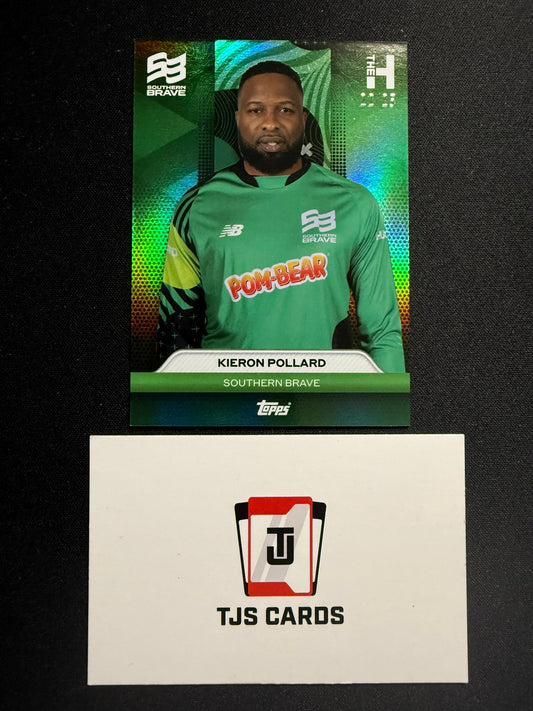 Kieron Pollard - Green /25 - TOPPS Cricket The Hundred 2024