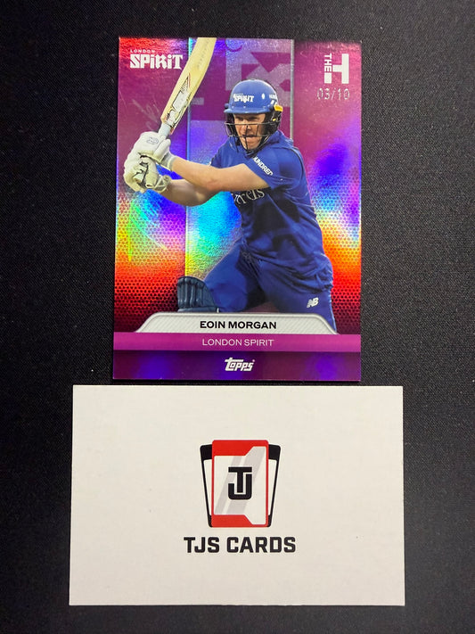 Eoin Morgan - Purple /10 - TOPPS Cricket The Hundred 2024