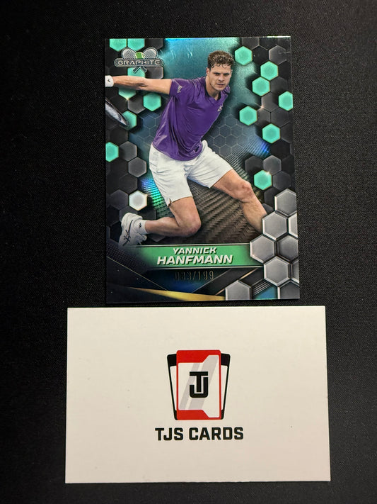 Yannick Hanfmann - Aqua /199 - TOPPS Graphite Tennis 2024