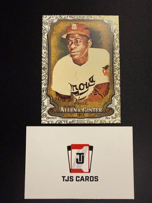 Satchel Paige - Gold Filagree /50 - TOPPS Allen & Ginter 2024