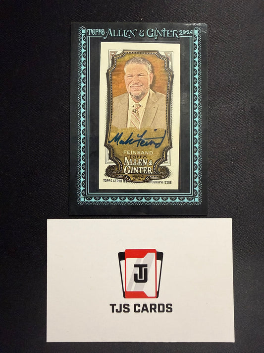 Mark Feinsand - Mini Framed Auto /25 - TOPPS Allen & Ginter 2024