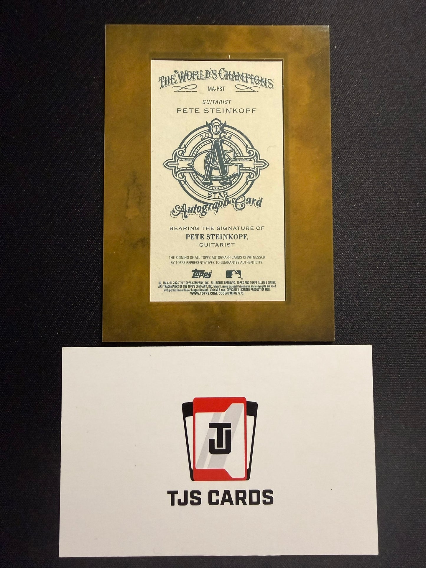 Pete Steinkopf - Mini Framed Auto - TOPPS Allen & Ginter 2024