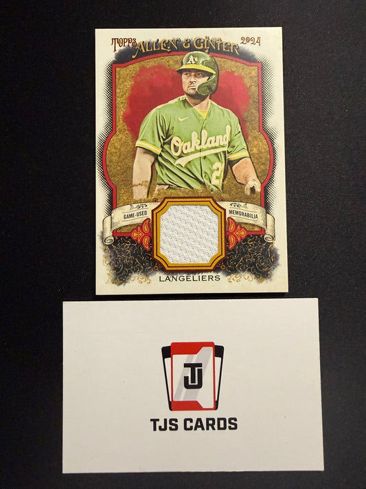 Shea Langeliers - Game-Used Relic - TOPPS Allen & Ginter 2024