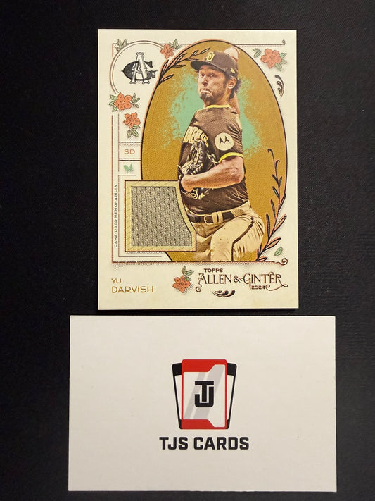 Yu Darvish - Game-Used Relic - TOPPS Allen & Ginter 2024