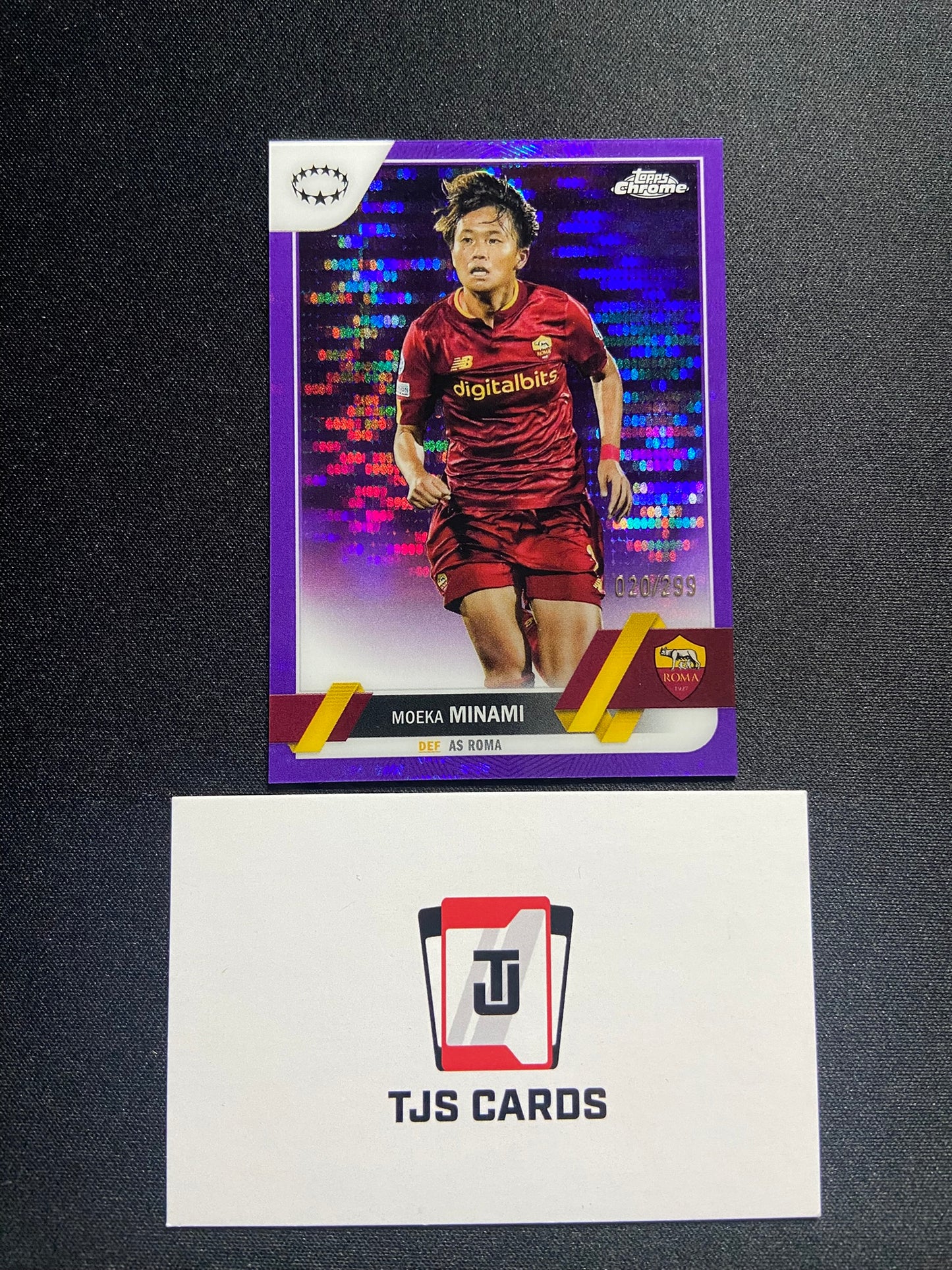 Moeka Minami - Purple Pulsar /299 - TOPPS Chrome UWCL 2022/23