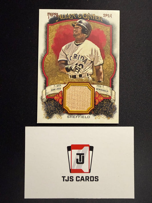 Gary Sheffield - Game-Used Relic - TOPPS Allen & Ginter 2024