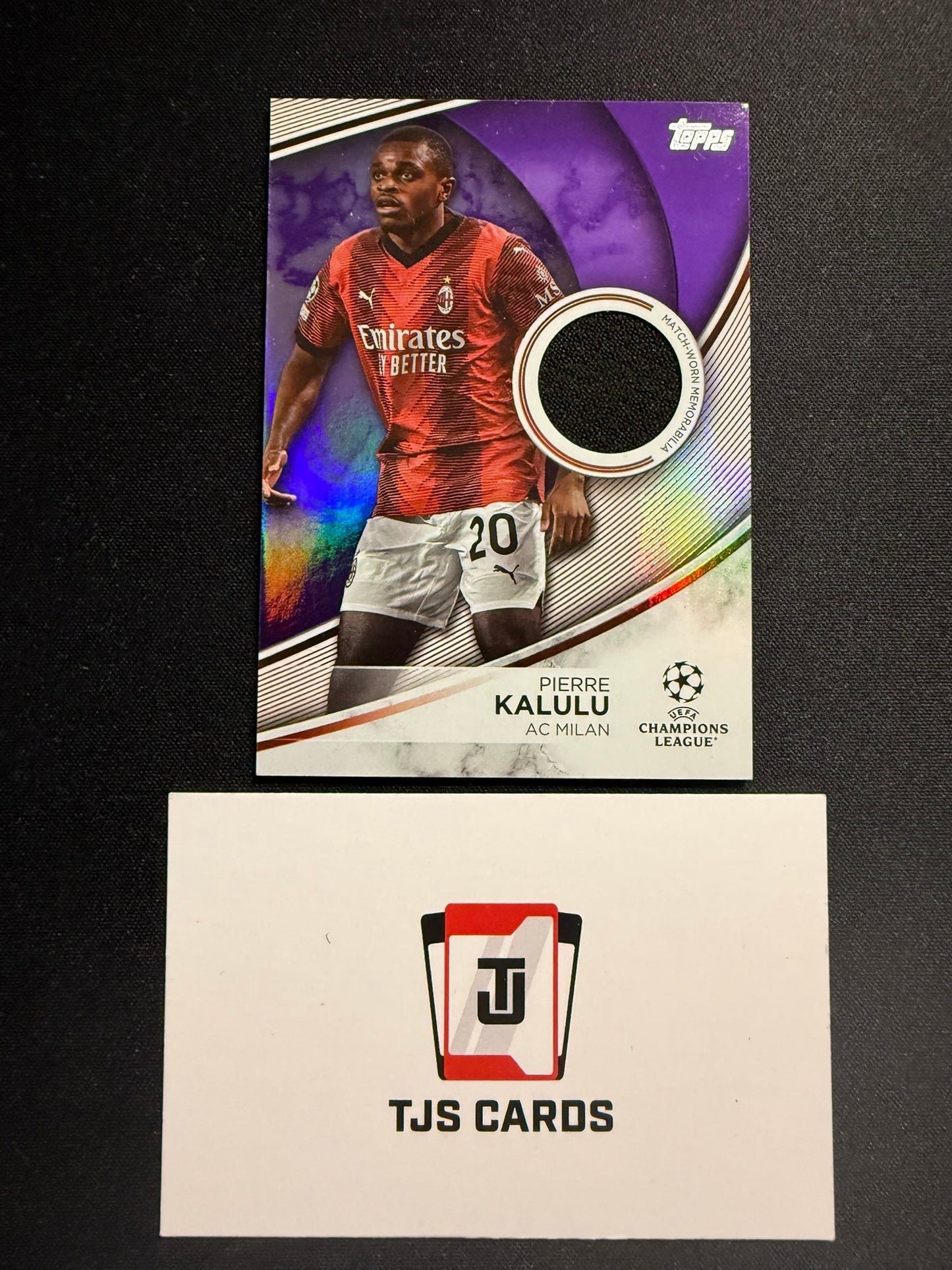 Pierre Kalulu - Match-Worn Patch /299 - TOPPS UCC 2023/24