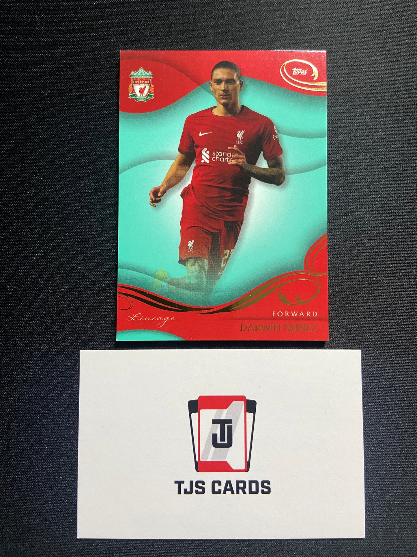 Darwin Nunez - Teal /99 - TOPPS Liverpool Lineage 2022/23