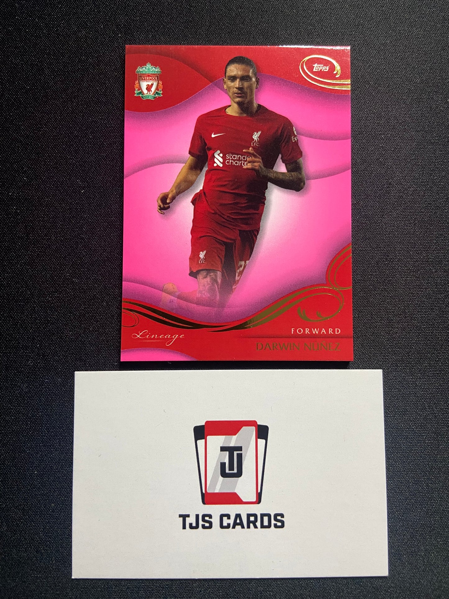 Darwin Nunez - Pink /80 - TOPPS Liverpool Lineage 2022/23