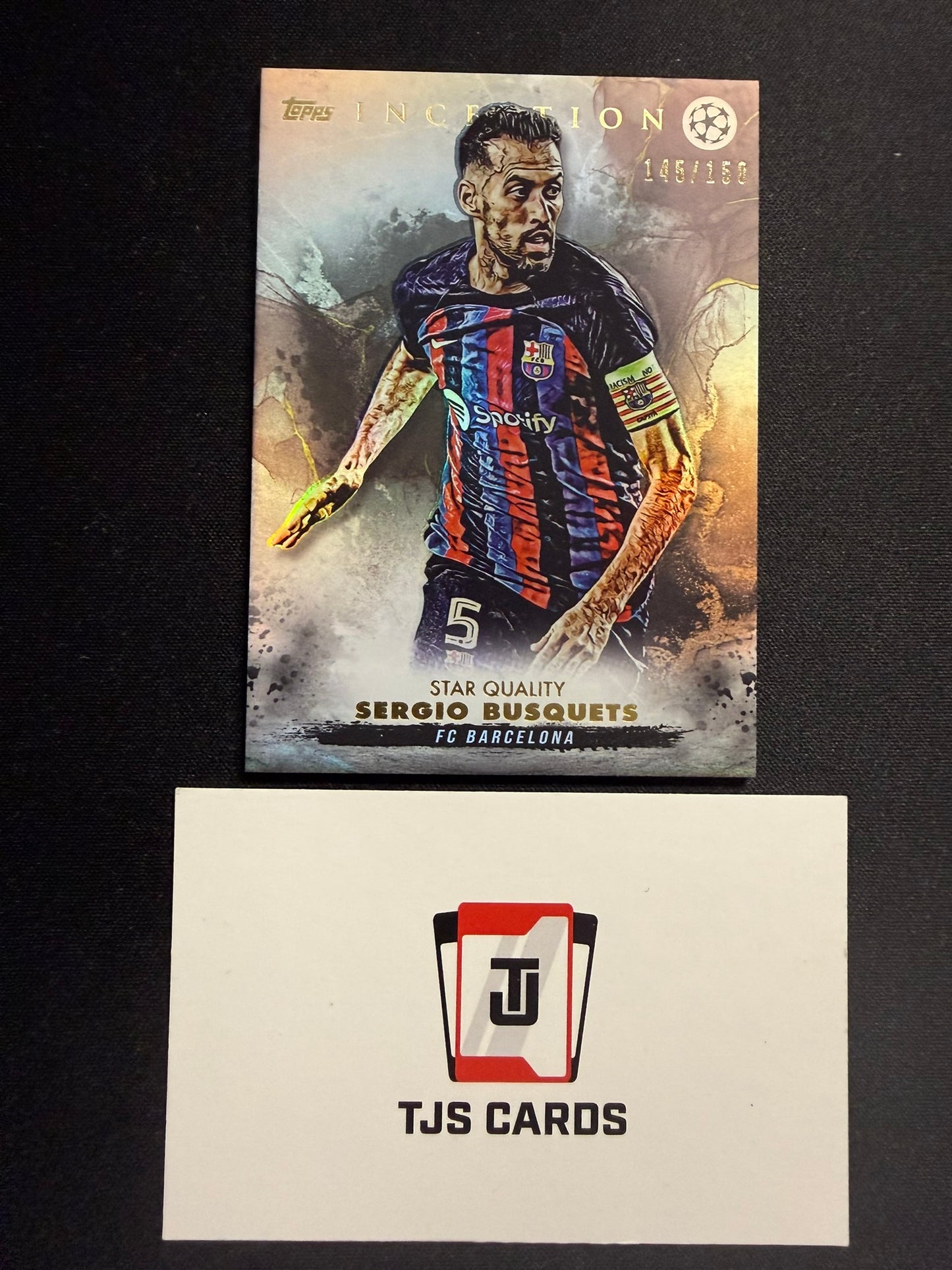 Sergio Busquets - /150 - TOPPS Inception UCL 2022/23