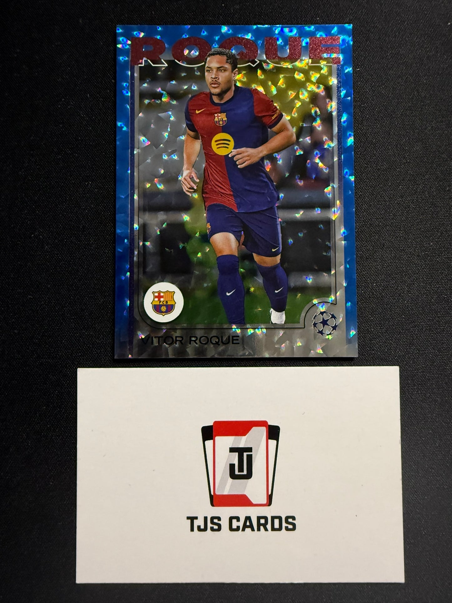 Vitor Roque - Blue Icy /75 - TOPPS UCC 2024/25