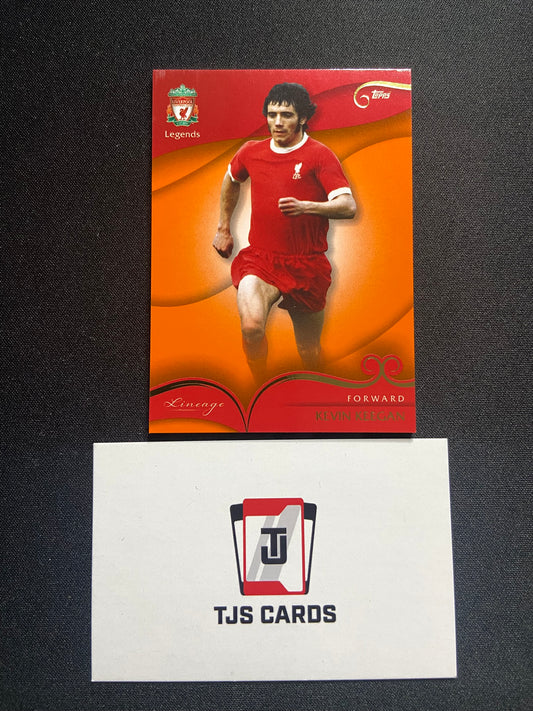 Kevin Keegan - Orange Shirt Number 07/25 - TOPPS Liverpool Lineage 2022/23
