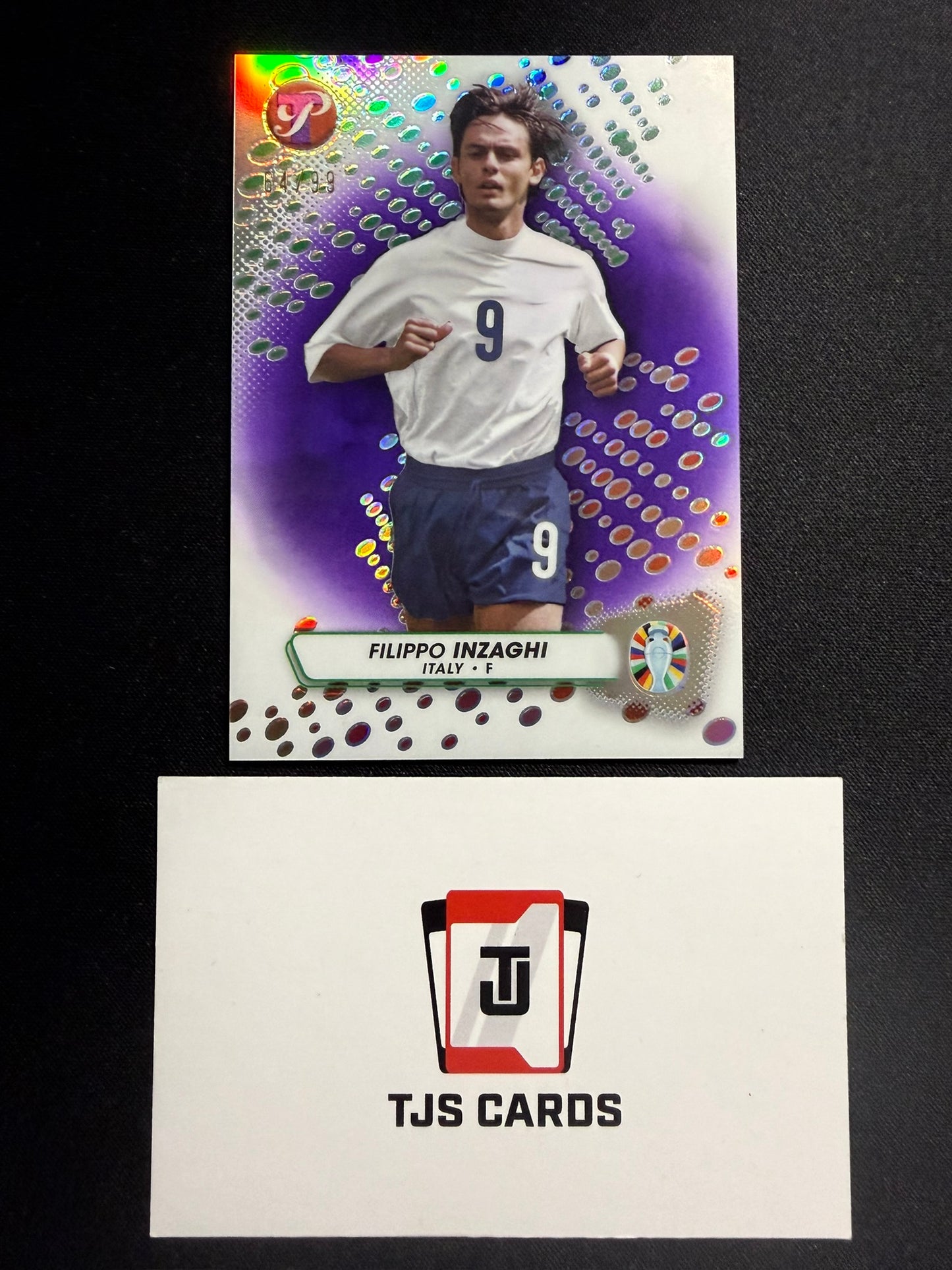 Filippo Inzaghi - Purple /99 - TOPPS Pristine Road To EURO 2024