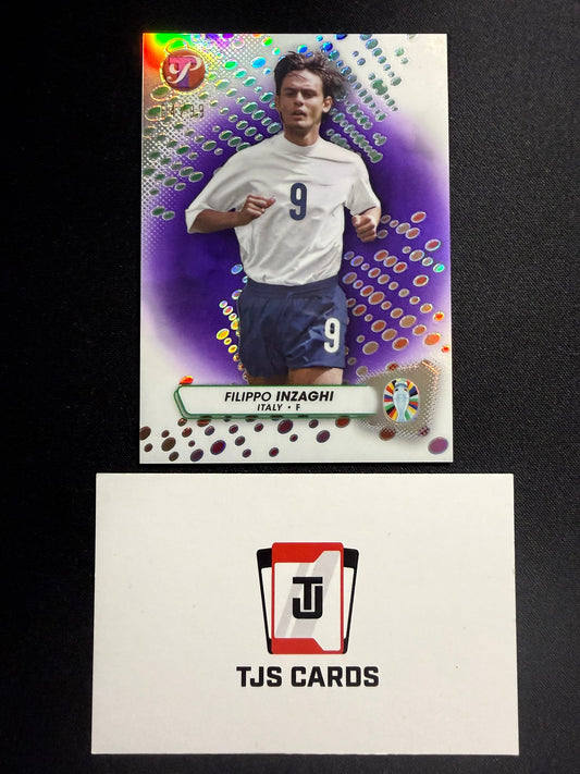 Filippo Inzaghi - Purple /99 - TOPPS Pristine Road To EURO 2024