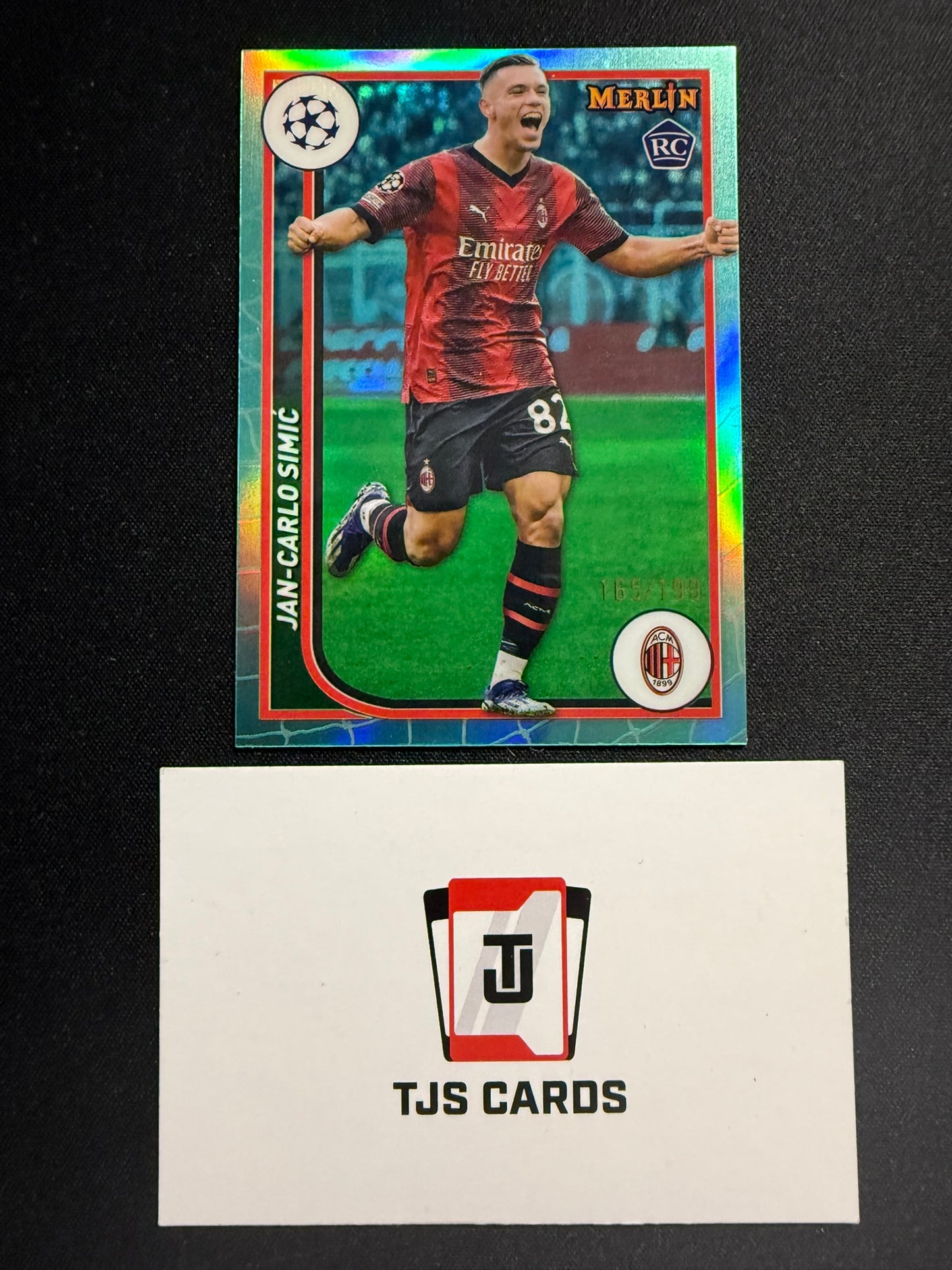 Jan-Carlo Simic - Rookie Aqua /199 - TOPPS Merlin Chrome UCC 2023/24