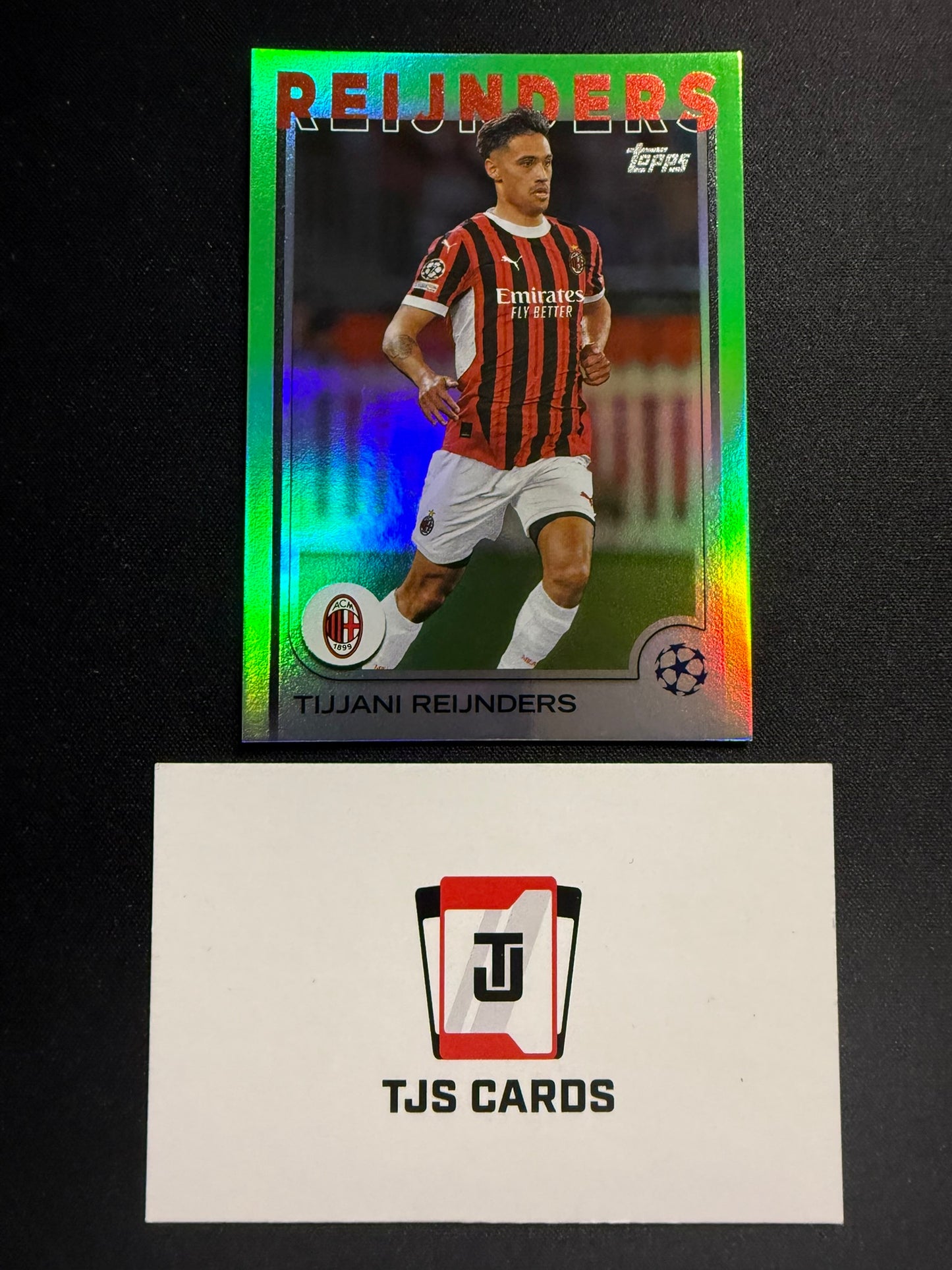 Tijjani Reijnders - Neon Green /199 - TOPPS UCC 2024/25