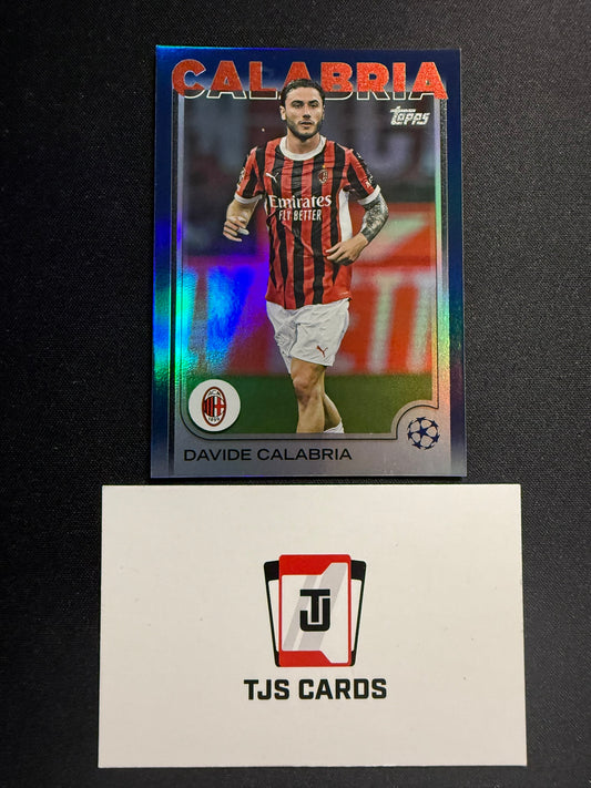 Davide Calabria - Navy Blue /275 - TOPPS UCC 2024/25