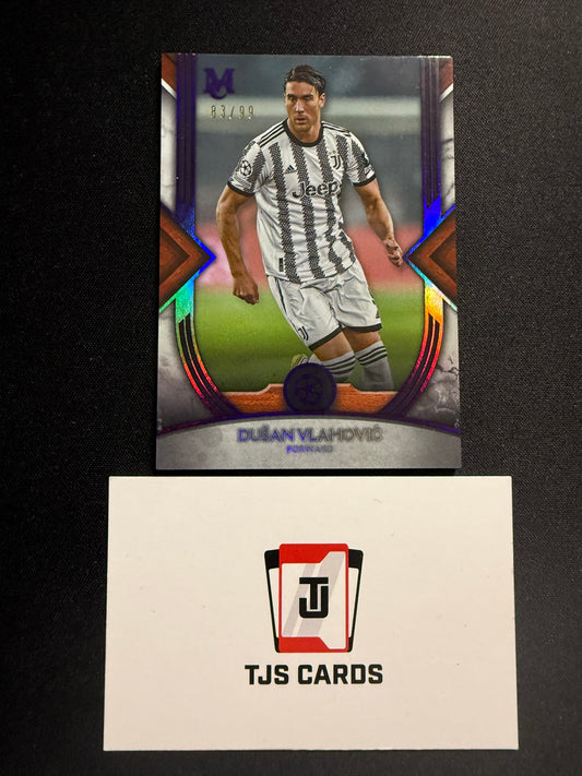 Dusan Vlahovic - Amethyst /99 - TOPPS Museum UCL 2022/23