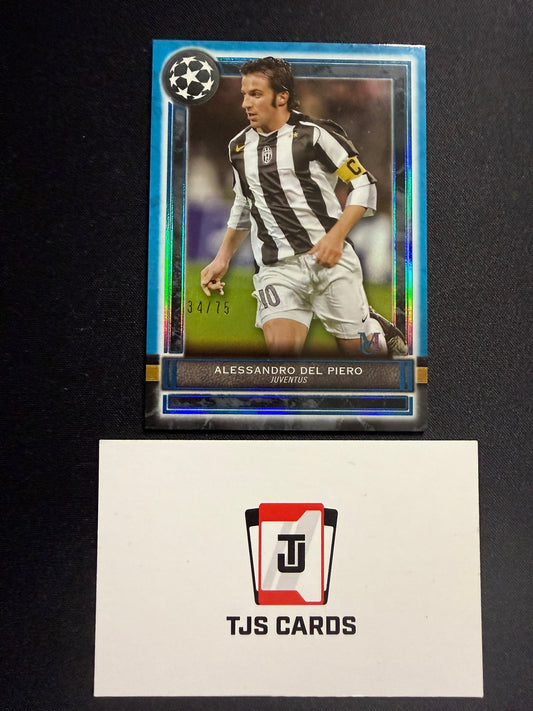 Alessandro Del Piero - Sapphire /75 - TOPPS Museum UCL 2020/21