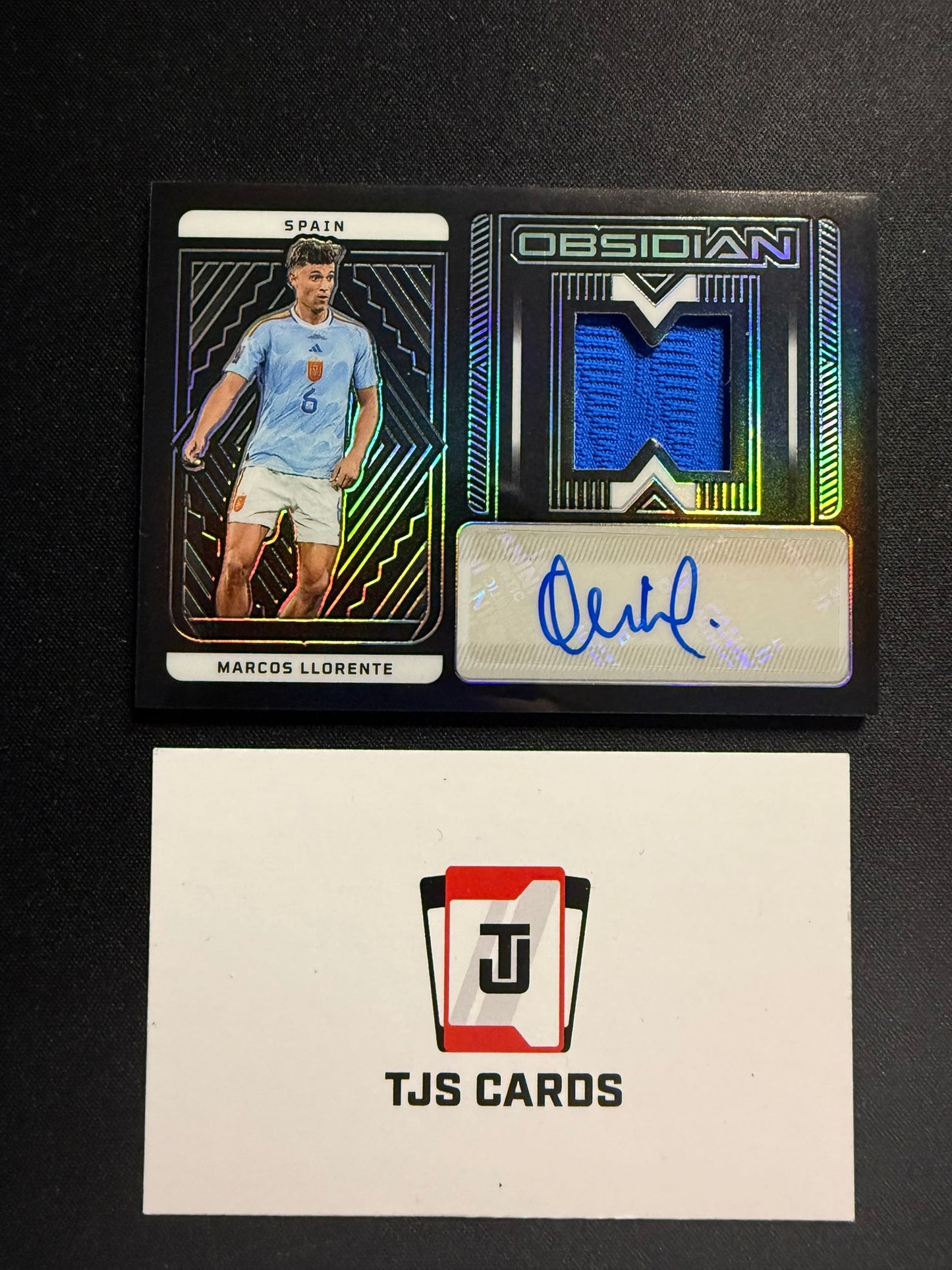 Marcos Llorente - Patch Auto /199 - Panini Obisian 2022/23