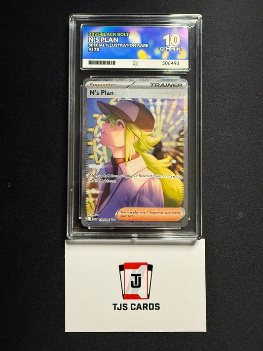 N's Plan - ACE 10 - Black Bolt 170/086 - Pokemon